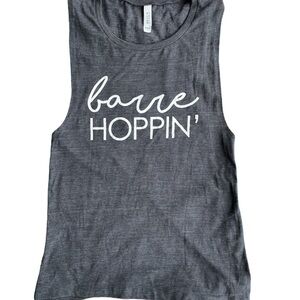 🔥 HOST PICK! 🔥 Dark gray racer back barre workout tank
